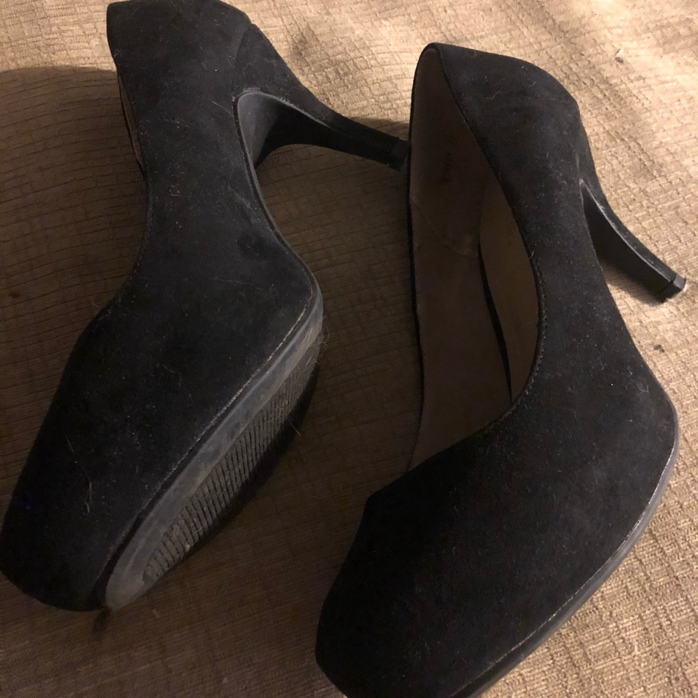 suede stilettos